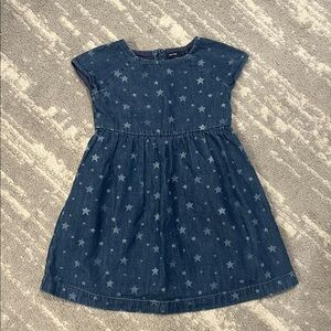Gap Starry Blue Denim Dress